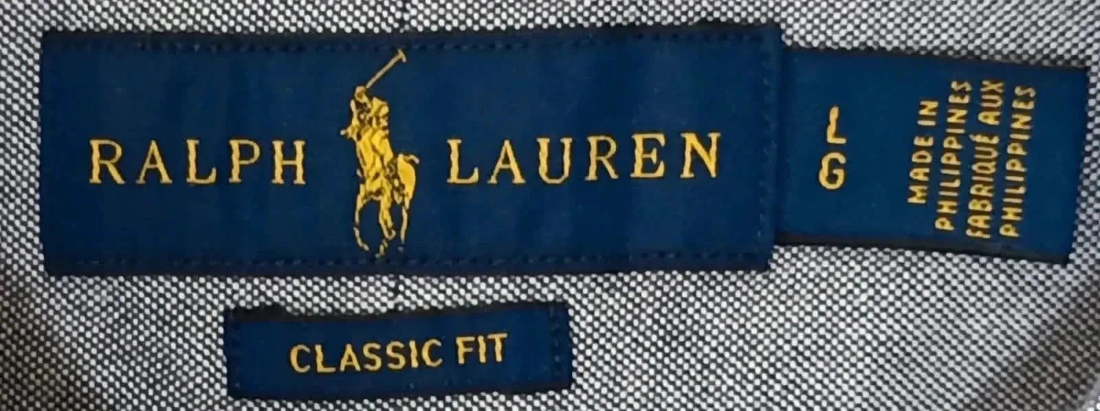 Short sleeve Ralph Lauren grey shirt Size L – photo 9